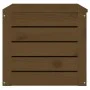 Caja almacenaje madera maciza pino marrón miel 89x36,5x33 cm de vidaXL, Armarios y almacenamiento - Ref: Foro24-823622, Preci...