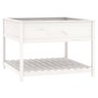 Jardinera de estante madera maciza pino blanca 111,5x111,5x81cm en Macetas y jardineras | Comprar online en Foru.es