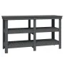Solid gray pine wood workbench 142.5x50x80 cm by vidaXL, Work tables - Ref: Foro24-823651, Price: 177,20 €, Discount: %
