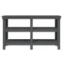 Solid gray pine wood workbench 142.5x50x80 cm by vidaXL, Work tables - Ref: Foro24-823651, Price: 177,20 €, Discount: %