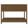 Jardinera y estante madera maciza pino marrón 111,5x111,5x81 cm en Macetas y jardineras | Comprar online en Foru.es