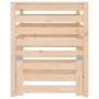 Compostador de madera maciza de pino 63,5x63,5x77,5 cm en Compostaje | Comprar online en Foru.es
