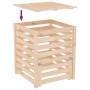 Compostador de madera maciza de pino 63,5x63,5x77,5 cm en Compostaje | Comprar online en Foru.es
