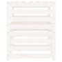 Compostador de madera maciza de pino blanco 63,5x63,5x77,5 cm en Compostaje | Comprar online en Foru.es