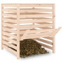 Compostador de madera maciza de pino 82,5x82,5x99,5 cm en Compostaje | Comprar online en Foru.es