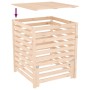 Compostador de madera maciza de pino 82,5x82,5x99,5 cm en Compostaje | Comprar online en Foru.es