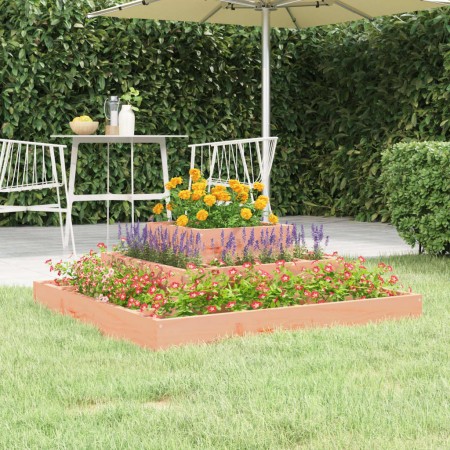 Jardinera de madera maciza de abeto douglas 80x80x27 cm en Macetas y jardineras | Comprar online en Foru.es
