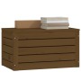 Caja almacenaje madera maciza pino marrón miel 59,5x36,5x33 cm de vidaXL, Armarios y almacenamiento - Ref: Foro24-823617, Pre...