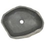 Lavabo de piedra de río ovalado 45-53 cm de vidaXL, Lavabos - Ref: Foro24-242668, Precio: 139,72 €, Descuento: %