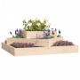 Jardinera de madera maciza de pino 83x83x27 cm en Macetas y jardineras | Comprar online en Foru.es