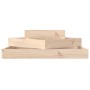Jardinera de madera maciza de pino 83x83x27 cm en Macetas y jardineras | Comprar online en Foru.es