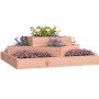 Jardinera de madera maciza de abeto douglas 83x83x27 cm en Macetas y jardineras | Comprar online en Foru.es