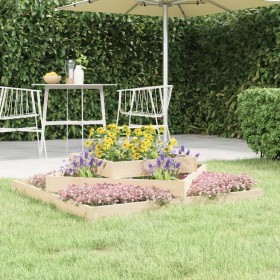 Jardinera de madera maciza de pino 112x112x27 cm en Macetas y jardineras | Comprar online en Foru.es