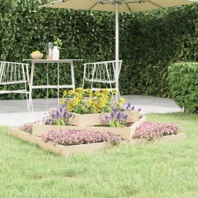 Jardinera de madera maciza de pino 112x112x27 cm en Macetas y jardineras | Comprar online en Foru.es