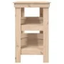 Werkbank aus massivem Kiefernholz, 142,5 x 50 x 80 cm von vidaXL, Arbeitstische - Ref: Foro24-823649, Preis: 140,19 €, Rabatt: %