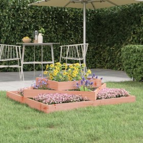 Jardinera de madera maciza de abeto douglas 112x112x27 cm en Macetas y jardineras | Comprar online en Foru.es