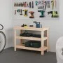 Werkbank aus massivem Kiefernholz, 110,5 x 50 x 80 cm von vidaXL, Arbeitstische - Ref: Foro24-823644, Preis: 115,83 €, Rabatt: %