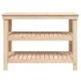 Solid pine wood workbench 110.5x50x80 cm by vidaXL, Work tables - Ref: Foro24-823644, Price: 115,83 €, Discount: %