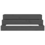 Jardinera de madera maciza de pino gris 80x80x27 cm en Macetas y jardineras | Comprar online en Foru.es