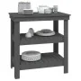 Solid gray pine wood workbench 78.5x50x80 cm by vidaXL, Work tables - Ref: Foro24-823641, Price: 111,94 €, Discount: %