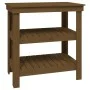 Banco de trabajo madera maciza pino marrón miel 78,5x50x80 cm de vidaXL, Mesas de trabajo - Ref: Foro24-823642, Precio: 87,23...