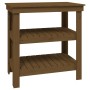 Banco de trabajo madera maciza pino marrón miel 78,5x50x80 cm de vidaXL, Mesas de trabajo - Ref: Foro24-823642, Precio: 88,05...