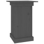 Soporte para plantas madera maciza de pino gris 40x40x60 cm de vidaXL, Soportes para macetas - Ref: Foro24-823631, Precio: 57...