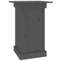 Soporte para plantas madera maciza de pino gris 40x40x60 cm de vidaXL, Soportes para macetas - Ref: Foro24-823631, Precio: 57...