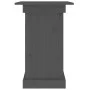 Soporte para plantas madera maciza de pino gris 40x40x60 cm de vidaXL, Soportes para macetas - Ref: Foro24-823631, Precio: 57...
