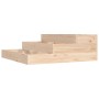 Jardinera de madera maciza de pino 78x78x27 cm en Macetas y jardineras | Comprar online en Foru.es