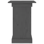 Soporte para plantas madera maciza de pino gris 40x40x60 cm de vidaXL, Soportes para macetas - Ref: Foro24-823631, Precio: 57...
