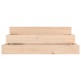 Jardinera de madera maciza de pino 78x78x27 cm en Macetas y jardineras | Comprar online en Foru.es
