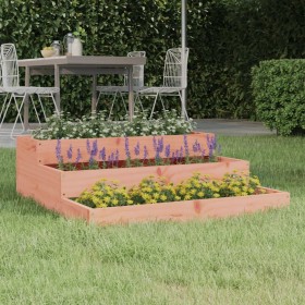 Jardinera de madera maciza de abeto douglas 78x78x27 cm en Macetas y jardineras | Comprar online en Foru.es