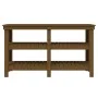 Banco de trabajo madera maciza pino marrón miel 142,5x50x80 cm de vidaXL, Mesas de trabajo - Ref: Foro24-823652, Precio: 137,...
