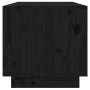 Mueble de TV de madera maciza de pino negro 60x35x35 cm de vidaXL, Muebles TV - Ref: Foro24-813828, Precio: 35,74 €, Descuent...