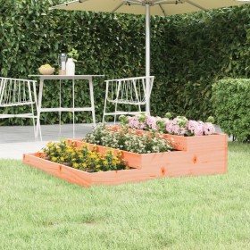 Jardinera de madera maciza de abeto douglas 107x107x27 cm en Macetas y jardineras | Comprar online en Foru.es