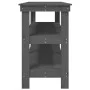 Solid gray pine wood workbench 181x50x80 cm by vidaXL, Work tables - Ref: Foro24-823656, Price: 215,27 €, Discount: %