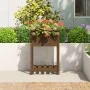 Jardinera de madera maciza de pino marrón 54x34,5x81 cm de vidaXL, Maceteros y jardineras - Ref: Foro24-823755, Precio: 55,87...
