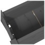 Jardinera de madera maciza de pino gris 77x25x104,5 cm en Macetas y jardineras | Comprar online en Foru.es