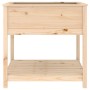 Jardinera con estante madera maciza de pino 82,5x82,5x81 cm de vidaXL, Maceteros y jardineras - Ref: Foro24-823794, Precio: 8...