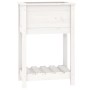 Jardinera de madera maciza de pino blanco 54x34,5x81 cm de vidaXL, Maceteros y jardineras - Ref: Foro24-823753, Precio: 56,51...