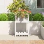 Jardinera de madera maciza de pino blanco 54x34,5x81 cm de vidaXL, Maceteros y jardineras - Ref: Foro24-823753, Precio: 55,85...