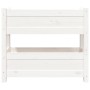 Jardinera de madera maciza de pino blanco 77x25x66 cm en Macetas y jardineras | Comprar online en Foru.es