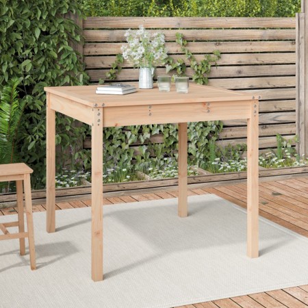 Mesa de jardín madera maciza de pino 82,5x82,5x76 cm en Mesas de jardín | Comprar online en Foru.es