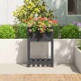 Jardinera de madera maciza de pino gris 54x34,5x81 cm de vidaXL, Maceteros y jardineras - Ref: Foro24-823754, Precio: 56,37 €...