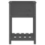 Jardinera de madera maciza de pino gris 54x34,5x81 cm de vidaXL, Maceteros y jardineras - Ref: Foro24-823754, Precio: 53,31 €...