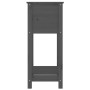 Jardinera de madera maciza de pino gris 54x34,5x81 cm de vidaXL, Maceteros y jardineras - Ref: Foro24-823754, Precio: 56,37 €...