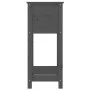 Jardinera de madera maciza de pino gris 54x34,5x81 cm de vidaXL, Maceteros y jardineras - Ref: Foro24-823754, Precio: 53,31 €...