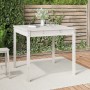 Mesa de jardín madera maciza de pino blanco 82,5x82,5x76 cm en Mesas de jardín | Comprar online en Foru.es