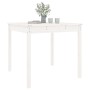 Mesa de jardín madera maciza de pino blanco 82,5x82,5x76 cm en Mesas de jardín | Comprar online en Foru.es